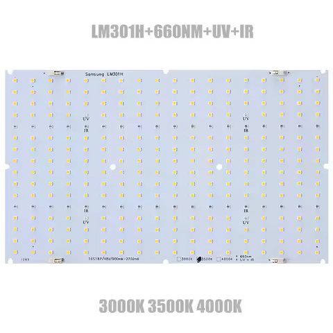 Samsung QB288 quantum led lamp board LM301B LM301H 3000K 3500K 4000K UV IR (only board)/ led heatsin