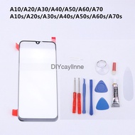 Front Glass +OCA Glue for Samsung Galaxy A10 A20 A30 A40 A50 A50 A60 A70 A80 A90 A10s/ A20s/ A30s/ A40s/ A50s /A60s/ A70s/ A80s / A90s LCD Outer Screen Replacement