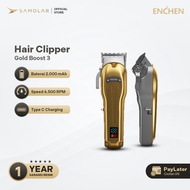 ENCHEN Boost 3 Gold Hair Clipper Electric Metal Design