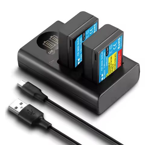 EN-EL25 ENEL25 2000mAh Rechargeable Li-ion Battery with LED Charger for Nikon Z50 ZFC Z 50 Z FC MH-3