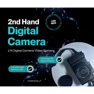 [2nd Hand] 2.7K Digital Camera Video Camera | 3in LCD Screen 180 Degree Rotation 2.7K 30MP High Defi