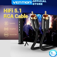 Vention RCA Cable Coaxial Audio Cable Hifi Quality Aluminum Alloy For Stereo DVD Amplifier
