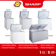 Sharp Chest Freezer (110L/160L/220L/310L/510L) Dual Switch Setting Freezer SJC118 / SJC168 / SJC218 / SJC318 / SJC518