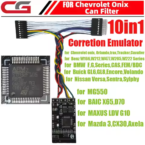 CG100 CG100X CAN Filter Universal 10in1 for Chevrolet Onix for Benz BMW Can-filter Mazda 3 Nissan Co