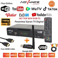 STB Garansi 1 Tahun - ADVANCE MATRIX EVERCROSS Set Top Box TV Digital Receiver STB TV BOX - STB