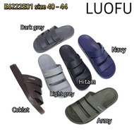 E6222E01 LUOFU ORIGINAL sandal karet pria sendal tali cowok import