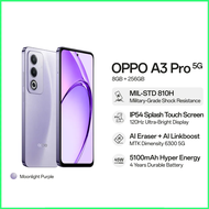 Oppo A3 Pro 5G Ram [8GB/256GB] Military-Grade Shock Resistance 120Hz Display MTK Dimensity 6300 5G 5