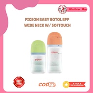 PIGEON BABY BOTTLE BPP WIDE NECK W SOFTOUCH Botol Susu Pigeon Botol Susu Baby Newborn Botol Susu Wid