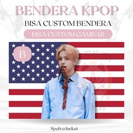 AMERICAN FLAG KPOP HEESEUNG ENHYPEN KPOP POSTER/ KPOP FLAG/ Lee Heeseung KPOP Tapestry/ Kpop Tapestr