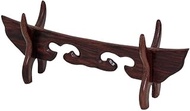 Sword Stand Sword Display Holder Chicken Wing Wood Sword Rack Samurai Swords Display Rack (Brown 9.4