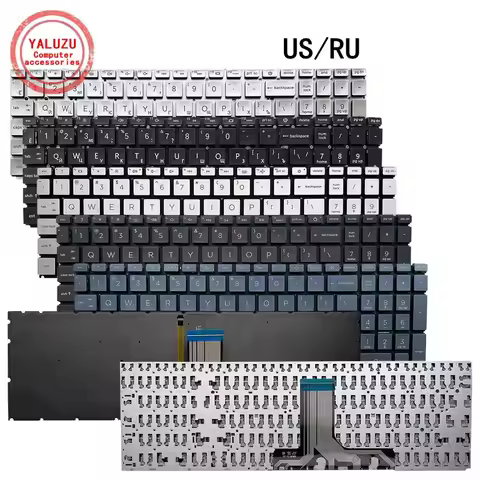 US/RU Laptop Keyboard For HP 15-EG 15-EH 15-ER 15-FC 15-FD 15M-EH 16-AB 17-CN 17-CP TPN-Q246 Q245 Q2