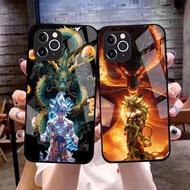 SON GOKU 02 design Tempered Glass phone case cover For iPhone 17 17 Air 17 Pro 16 16E 15 14 13 12 Mi