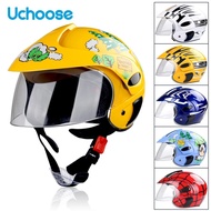 Children's Motorcycle Helmet Motos Protection Carton Safety Helmets For Kids 3~9 Years Old Child Motocross Scooter Sports Helmet
