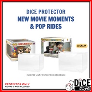 DICE Protector - New Movie Moments & New Pop Rides Funko Pop Protector 0.5mm Hard PET Plastic Funko 
