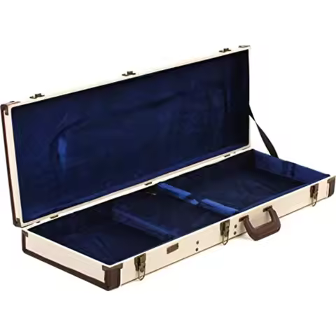 Cases Journeyman Series Deluxe Wood Case for Standard Electric Guitars Fits Fender Stratocaster/Tele