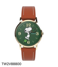 [包順豐] Timex Peanuts Snoopy 手動上鍊手錶 Timex Marlin Hand-Wound Snoopy Tennis 34mm Leather Strap Watch TW2