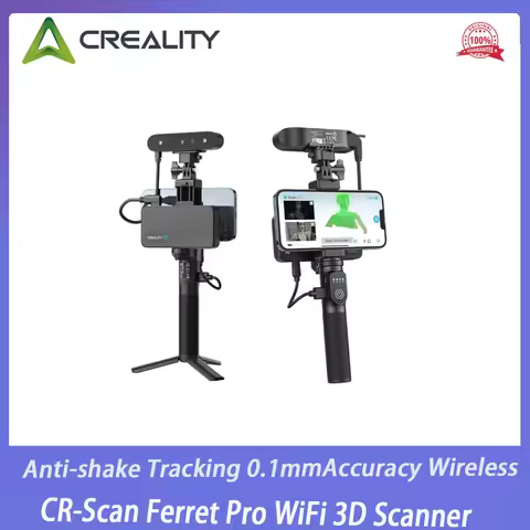 Creality CR-Scan Ferret Pro WiFi 3D Scanner PortableHandheld Anti-shake Tracking 0.1mmAccuracy Wirel
