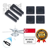 [SG FREE 🚚] 2Sets Ceiling Fan Blade Balancing Kit Balance Clamp 5GM Weight Fan Balancing