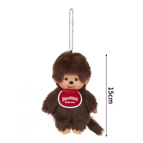 Monchhichi Keychain, Kawaii Keychains for Bags, Monchhichi Wrist Pendants, Birthday or Children's Da