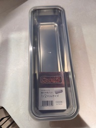 Arnest 日本製新潟燕三条不鏽鋼食材盒 Made in Japan Stainless Steel Food Storage Container with Lid 1/2