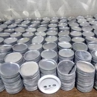 KALENG Almunium Ganci & Pin / Bahan Gantungan Kunci PACK