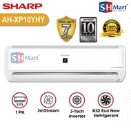 Ac Sharp 1 Pk Ah-xp10yhy Smart Wifi Inverter Plasmacluster Garansi Res