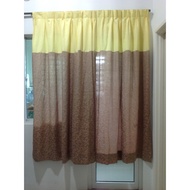 Dual-Color Jacquard Curtains W56 inches x H76 inches x 2 pieces