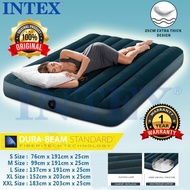 [[LOWEST PRICE ]] INTEX Original 5 Sizes Midnight Green 25cm Extra Thick Inflatable Air Bed Air Matt