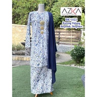 Kurung Pahang Berpoket v26 by AZKA ♦️ baju kurung Pahang nursing friendly english cotton berpesak ka