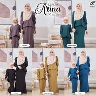 HASNURI ARINA KURUNG MINI MODEN SEDONDON IBU DAN ANAK NURSING DAN WUDHU FRIENDLY BAJU RAYA 2023 KURU