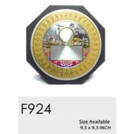 PLAQUE F924 WOOD PLAK 9.3 X 9.3 INCH KLCC BATIK