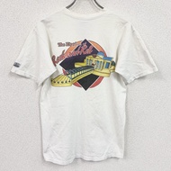 Hard Rock Cafe 短袖印花 T 卹，白色，M 碼，古著。