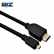 ATZ HDMI (A/Male) to Micro HDMI (D/Male) Cable (1.8m)- HDMI-AM-HDMI-DM-1.8M