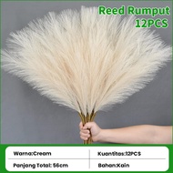 Rumput Pampas Buatan 56cm Premium | Bunga Hias Anti Debu untuk Dekorasi Pernikahan & Meja Minimalis
