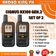 SET OF 2 CIGNUS NX100 GEN. 2 IP/NETWORK RADIO DUAL SIM