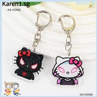 KA Keyring, Sanrio Kawaii Keychain,  Spiderman Acrylic Hello Kitty Bag Pendant School Bag Pen Bag