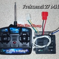 Produk Laris Pcb Controler Receiver Dan Remot 27Mhz 6V Mobil Aki Anak