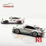 RM Rhino 1/64 Porsche Singer Turbo Study 930 Martini SJ87 Alloy Car Model
