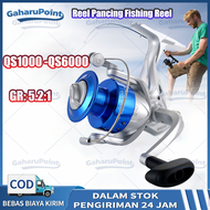 Reel Pancing Fishing Reel QS1000 - QS 6000 Reel Pancing 5.5:1 Gear Ratio Gulungan Pancing Murah Panc