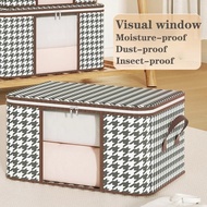 Multifunctional Folding Clothes Storage Box Visual Storage Bag Anti Dust 75L EYO YUW30