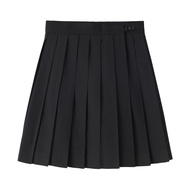 Short Skirt Color Cyan Style Pleated Skirt College High Waist Half Skirt Short Skirt jk Spring and S