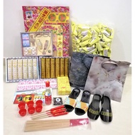 祭祖 拜祖先 清明 纸扎 祭品 38 女人配套 Package for Woman offering ancestor Paper Made Qing Ming Festival