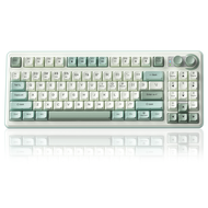 SOLAKAKA เมมเบรน SK90รองรับบลูทูธคีย์บอร์ดเกมไร้สา + ไร้สาย2.4G + การเชื่อมต่อแบบ3โหมด USB-C แบบมีสา