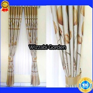 Gorden minimalis mewah bahan premium blackout imfort bahan tebal bagus dan lembut motip bunga tulip