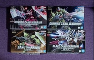 Bandai HG gunner zaku warrior 炮擊型渣古勇士 blaze zaku phantom 烈火渣古幻影