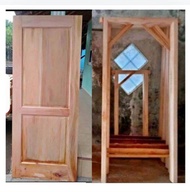 Kusen Dan Daun Pintu Kayu Mahoni Pintu Depan Pintu Kamar