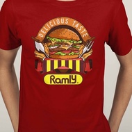 Ramly Burger Ayam Burger Daging Benjo mcdonald T-Shirt Men Cotton Short Sleeve T-shirt shirt O-Neck 