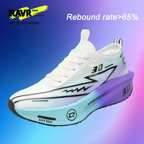 2025 Men Sports Running Shoes Q3 Casual Carbon Plate Marathon Breathable Lightweight Women's Comfort