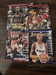 絕版 90年代 Jump Shoot NBA 籃球雜誌 舊書 海報