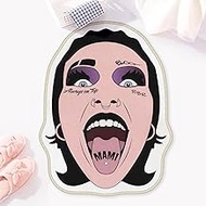 Allenjoy 23.7" x 31.3" Cartoon Face Bathroom Rugs Funny Eyes Mat Bathmat Rug Non Slip Washable
